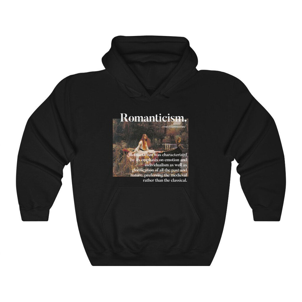 Waterhouse Hoodie - Romanticism Lady of Shalott Art Hoodie sweatshirt - Unisex vintage art hooded - Art movement