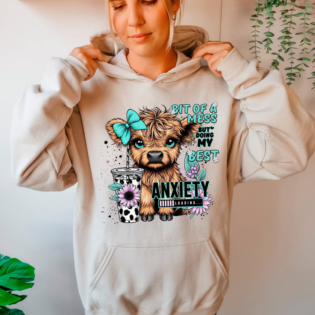 Sarcasm Highland Cow Hoodie, Highland Cow Western Hoodie, Cute Cow Hoodie, Cow Gifts, Funny Adult Hoodie,Sarcastic Sayings Hoodie,Cow Hoodie