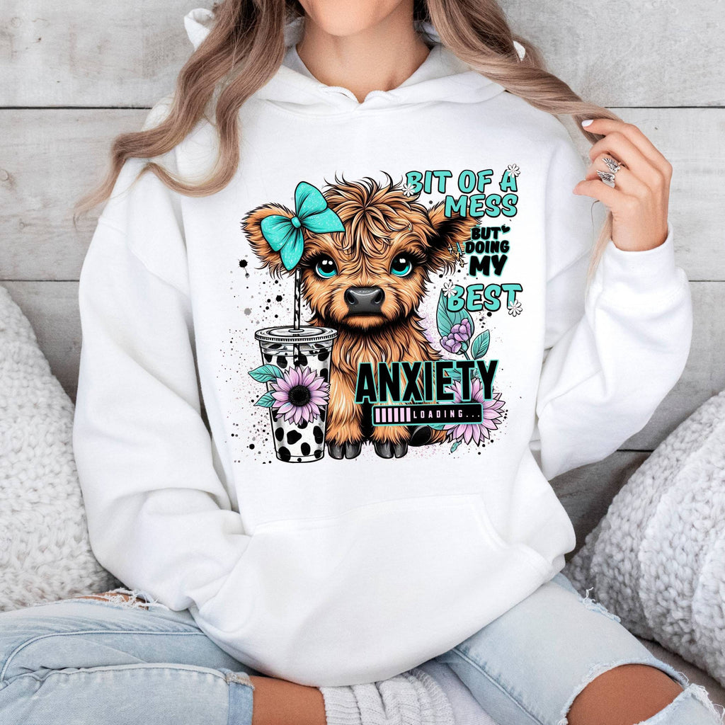 Sarcasm Highland Cow Hoodie, Highland Cow Western Hoodie, Cute Cow Hoodie, Cow Gifts, Funny Adult Hoodie,Sarcastic Sayings Hoodie,Cow Hoodie