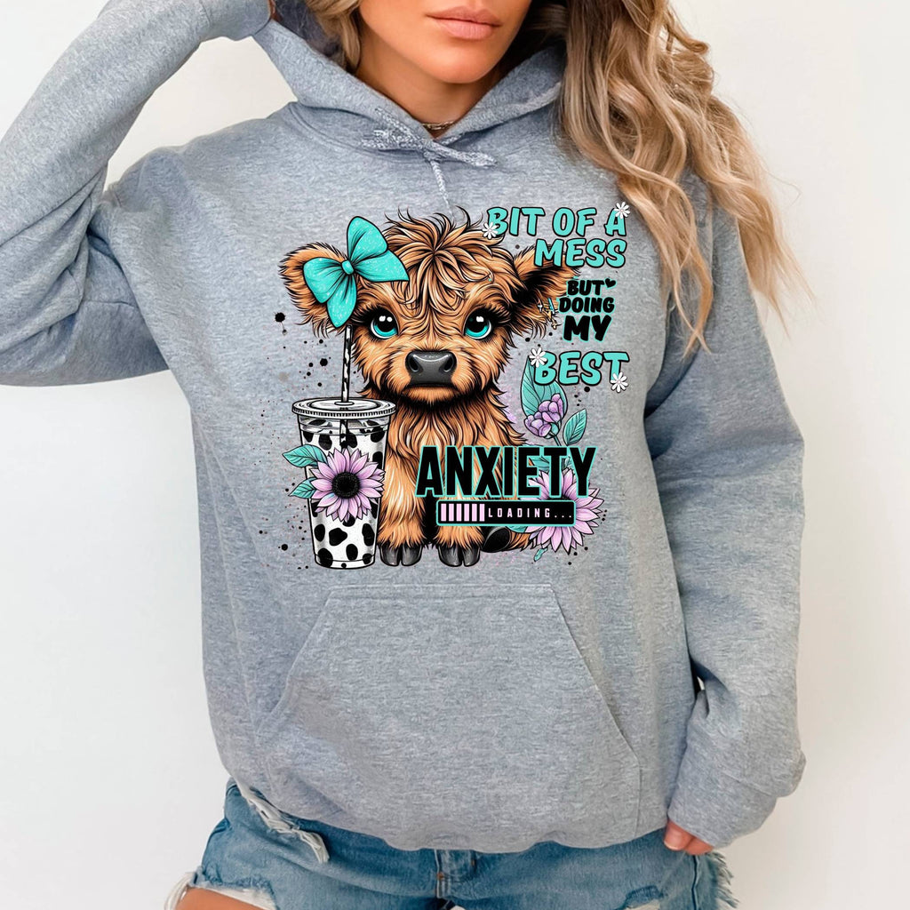 Sarcasm Highland Cow Hoodie, Highland Cow Western Hoodie, Cute Cow Hoodie, Cow Gifts, Funny Adult Hoodie,Sarcastic Sayings Hoodie,Cow Hoodie