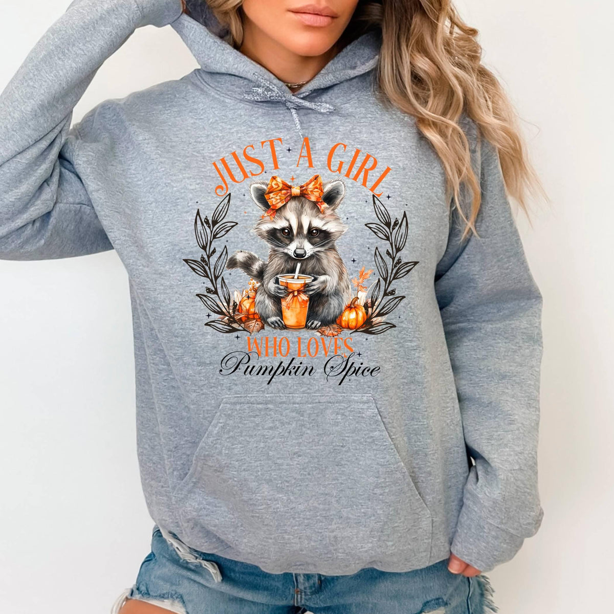 Just a girl Who loves Pumpkin Spice Hoodie,Halloween Gift Hoodie,Fall Girl Hoodie,Autumn Hoodie,Coffee Lover Hoodie,Fall Hoodie,Thanksgiving