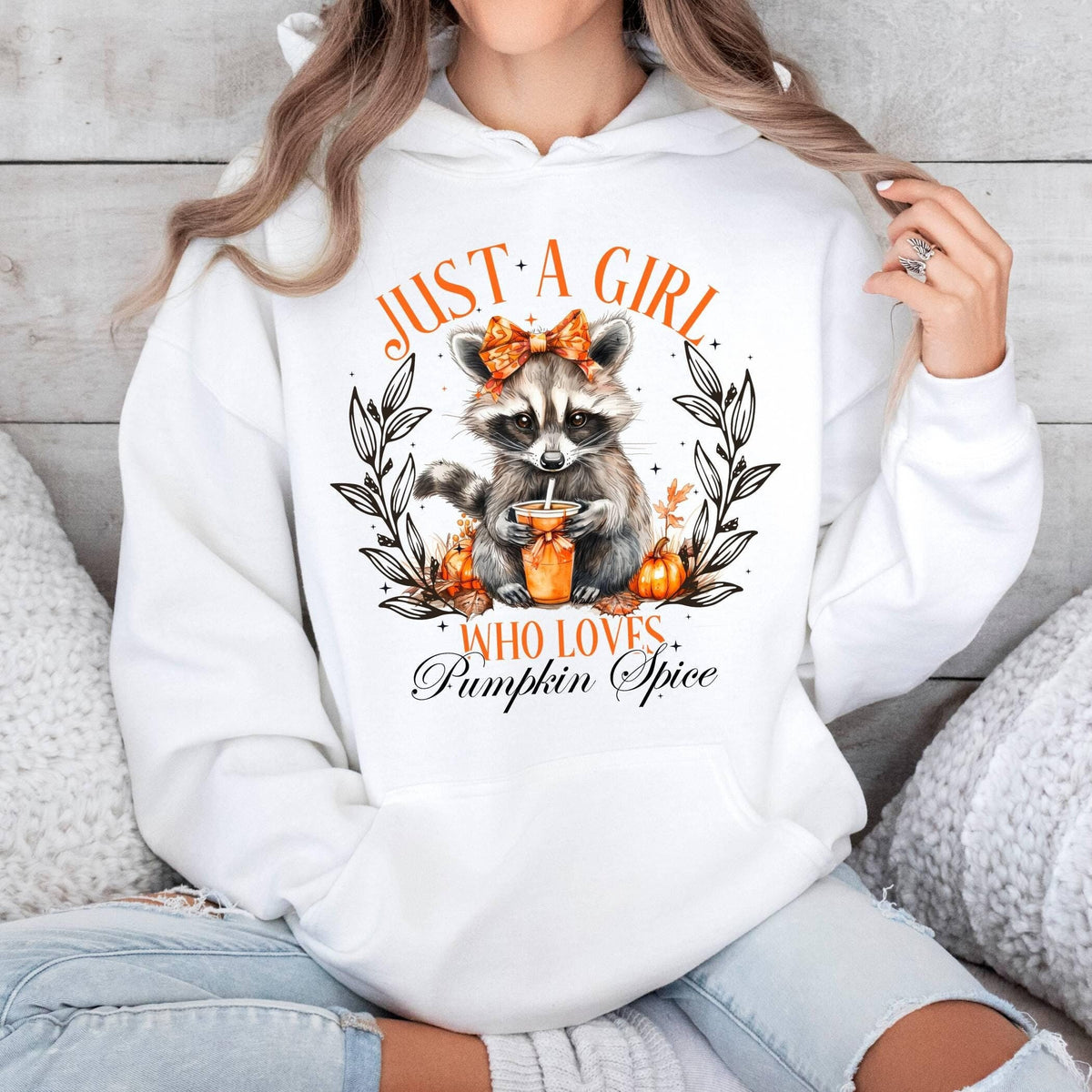 Just a girl Who loves Pumpkin Spice Hoodie,Halloween Gift Hoodie,Fall Girl Hoodie,Autumn Hoodie,Coffee Lover Hoodie,Fall Hoodie,Thanksgiving