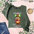 Apparently I Have an Attitude Who Knew Sweatshirt,Funny Chicken Sweater,Adult Humor Sweater,Funny Sweater,Sarcastic Hoodie,Funny Friend Gift