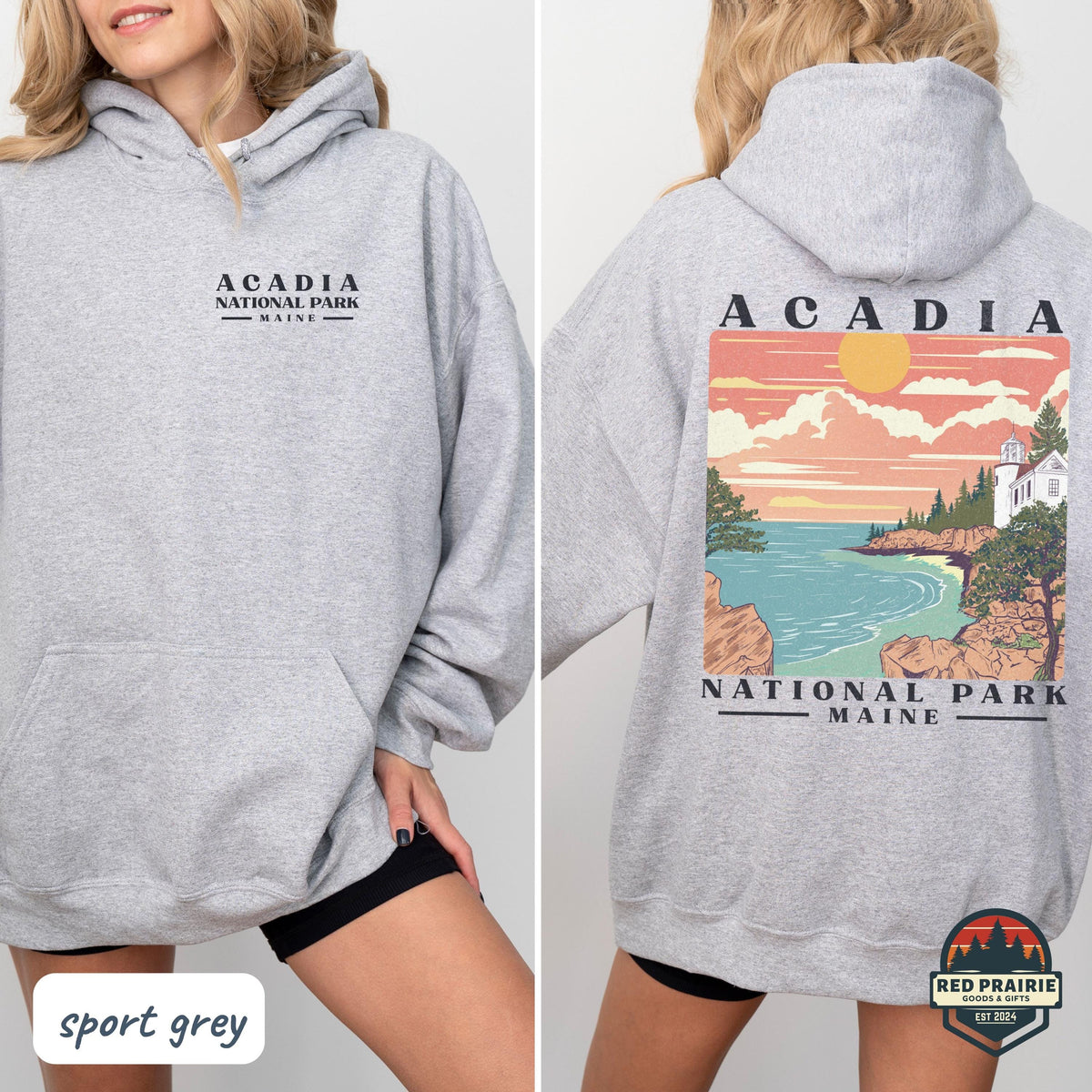 Acadia National Park Hoodie Granola Girl Protect Our Parks National Park Sweatshirt Acadia Sweatshirt Maine Coast Lighthouse Acadia Gift