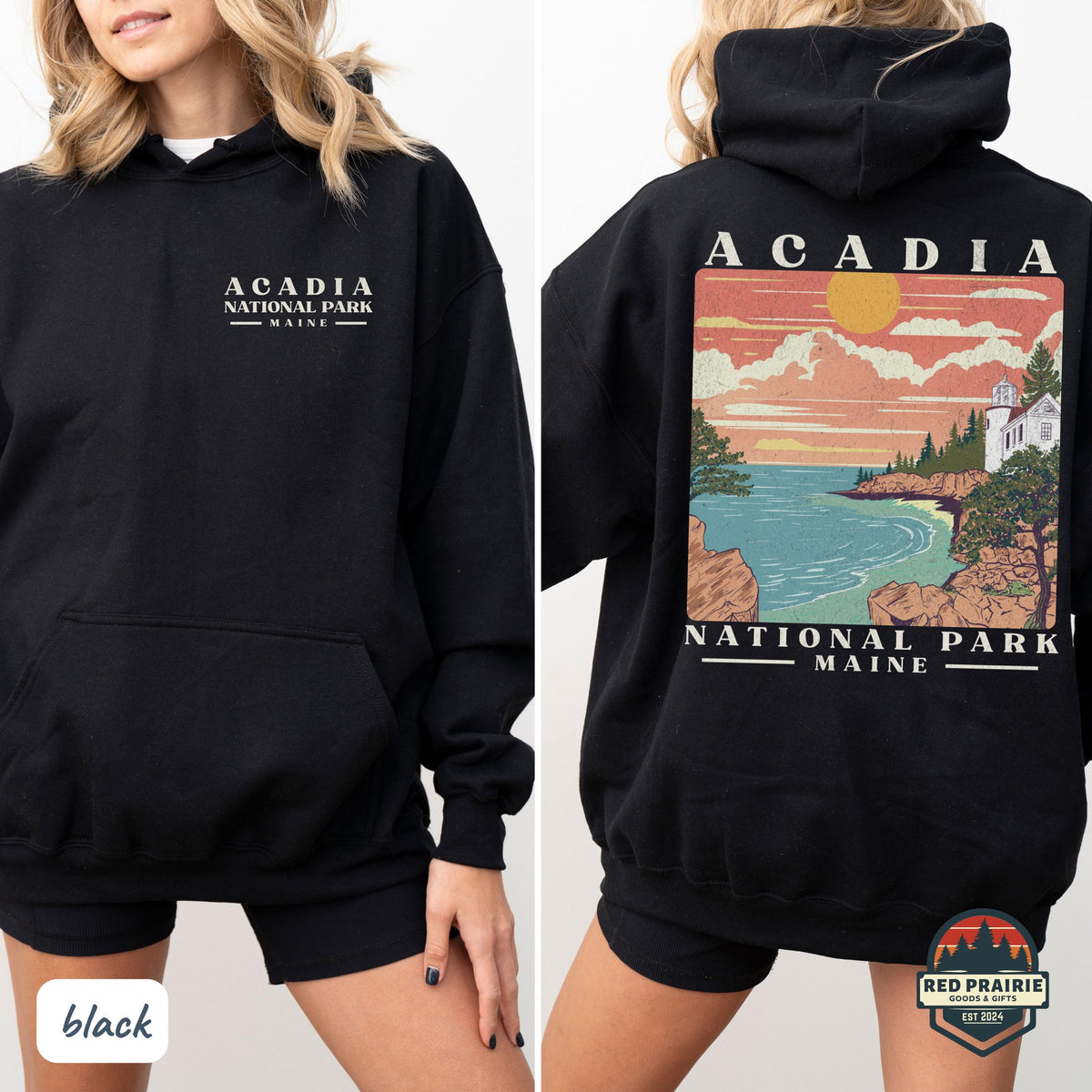 Acadia National Park Hoodie Granola Girl Protect Our Parks National Park Sweatshirt Acadia Sweatshirt Maine Coast Lighthouse Acadia Gift
