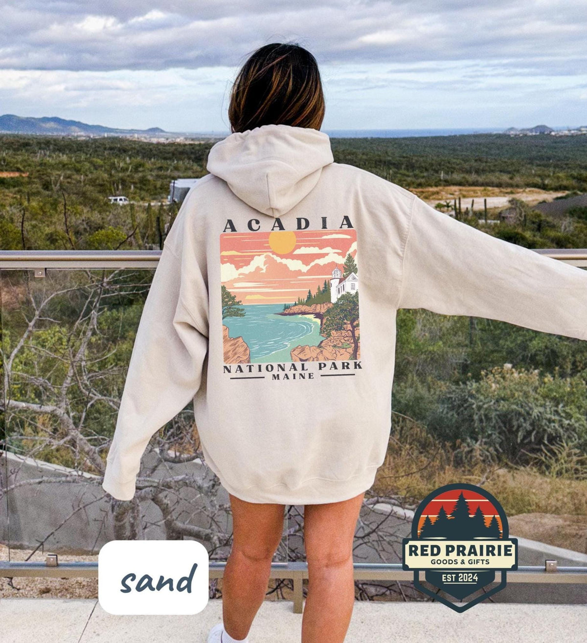 Acadia National Park Hoodie Granola Girl Protect Our Parks National Park Sweatshirt Acadia Sweatshirt Maine Coast Lighthouse Acadia Gift