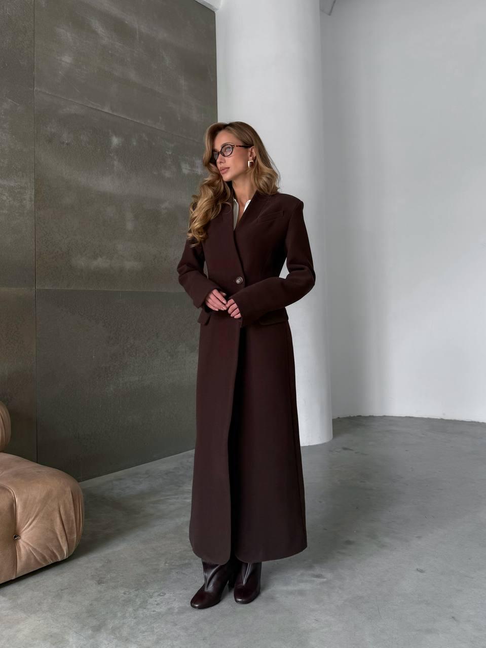Long Cashmere Coat Womens Tailored Wool Coat Minimalist Fall Winter Outerwear Elegant City Style