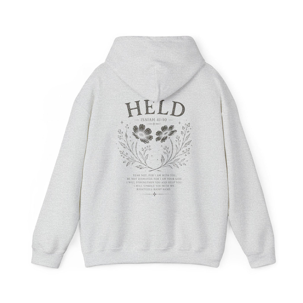 Christian Hoodie For Women Isaiah 41 10 Hoodie Bible Verse Sweatshirt Faith Based Apparel Floral Christian Gift For Her Bible Study Gifts