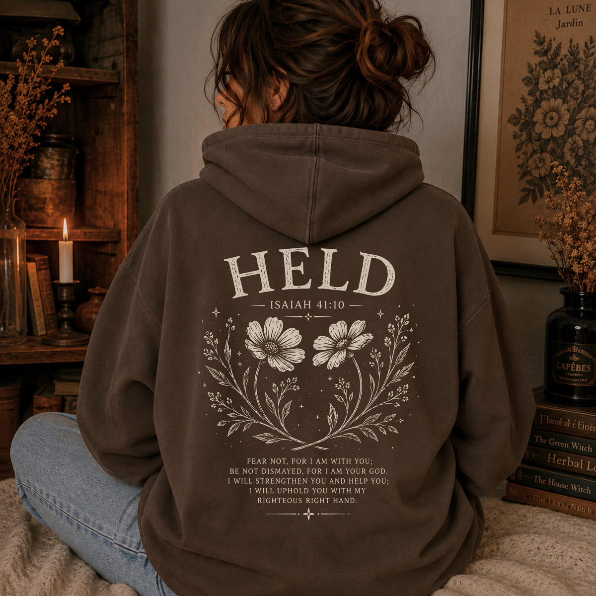 Christian Hoodie For Women Isaiah 41 10 Hoodie Bible Verse Sweatshirt Faith Based Apparel Floral Christian Gift For Her Bible Study Gifts