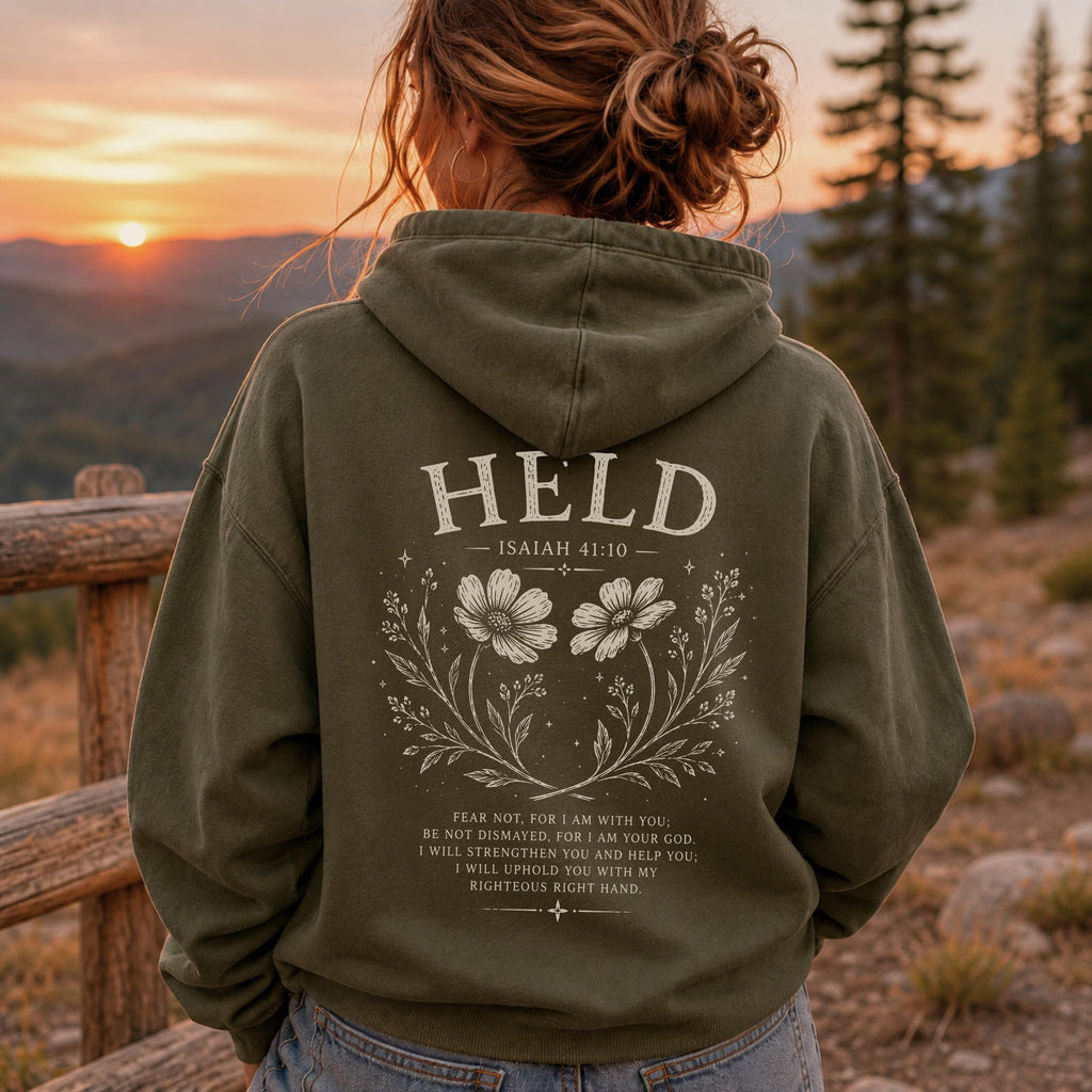 Christian Hoodie For Women Isaiah 41 10 Hoodie Bible Verse Sweatshirt Faith Based Apparel Floral Christian Gift For Her Bible Study Gifts