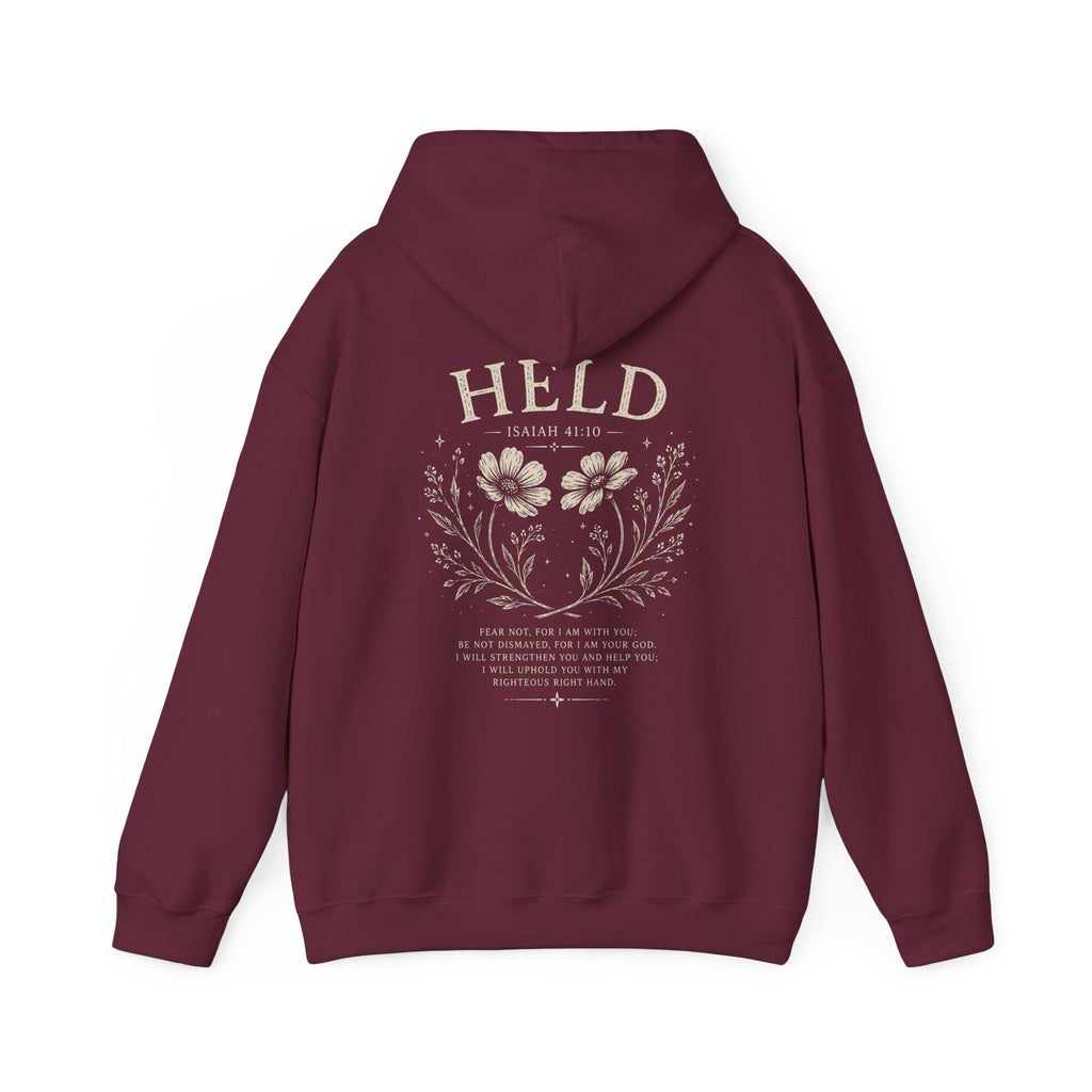 Christian Hoodie For Women Isaiah 41 10 Hoodie Bible Verse Sweatshirt Faith Based Apparel Floral Christian Gift For Her Bible Study Gifts