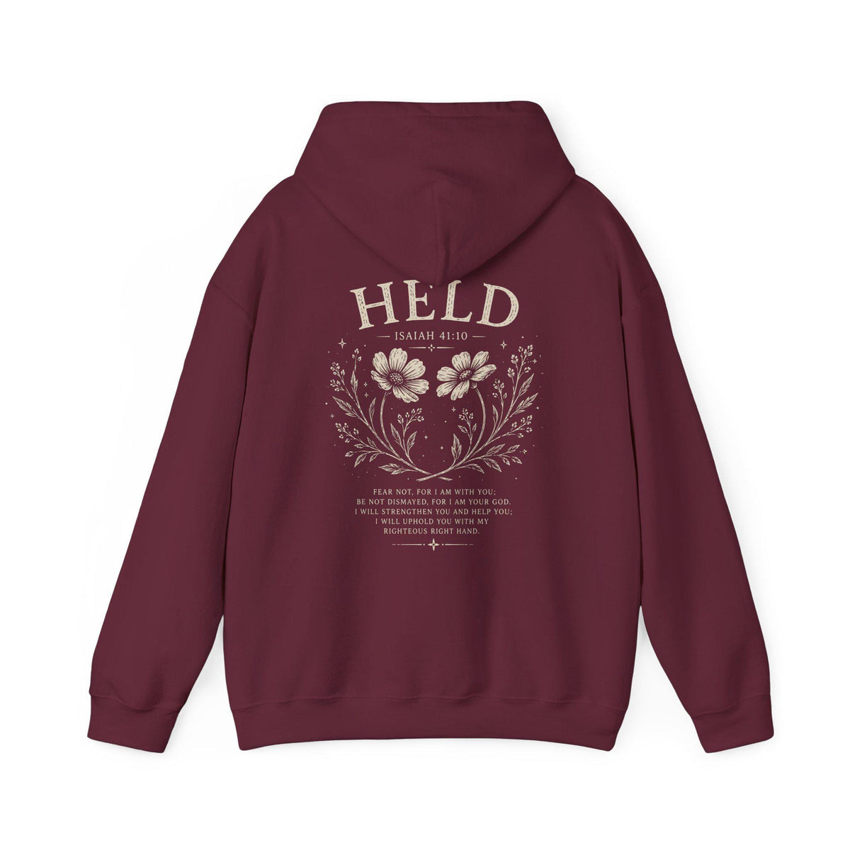 Christian Hoodie For Women Isaiah 41 10 Hoodie Bible Verse Sweatshirt Faith Based Apparel Floral Christian Gift For Her Bible Study Gifts