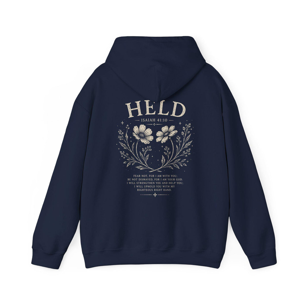 Christian Hoodie For Women Isaiah 41 10 Hoodie Bible Verse Sweatshirt Faith Based Apparel Floral Christian Gift For Her Bible Study Gifts