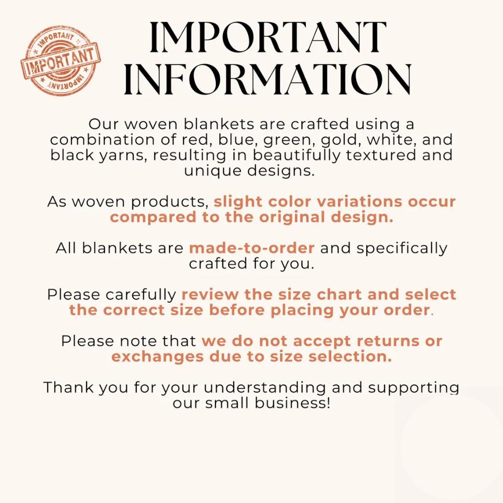 Minimal Pumpkin Pattern Woven Blanket | Fall Harvest Throw