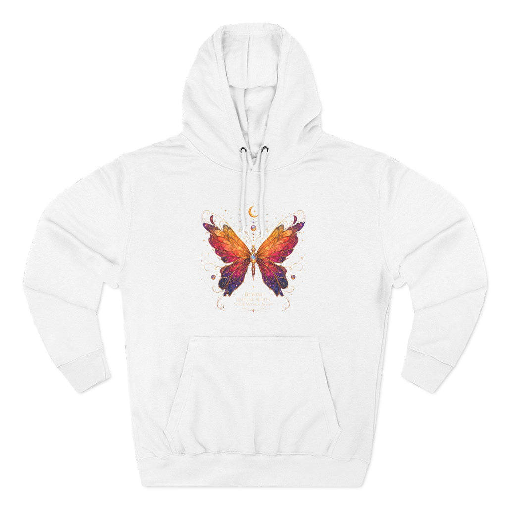 Butterfly Hoodie | Inspirational Butterfly Sweatshirt | Spiritual Hoodie | Celestial Butterfly Gift | Boho Graphic Hoodie