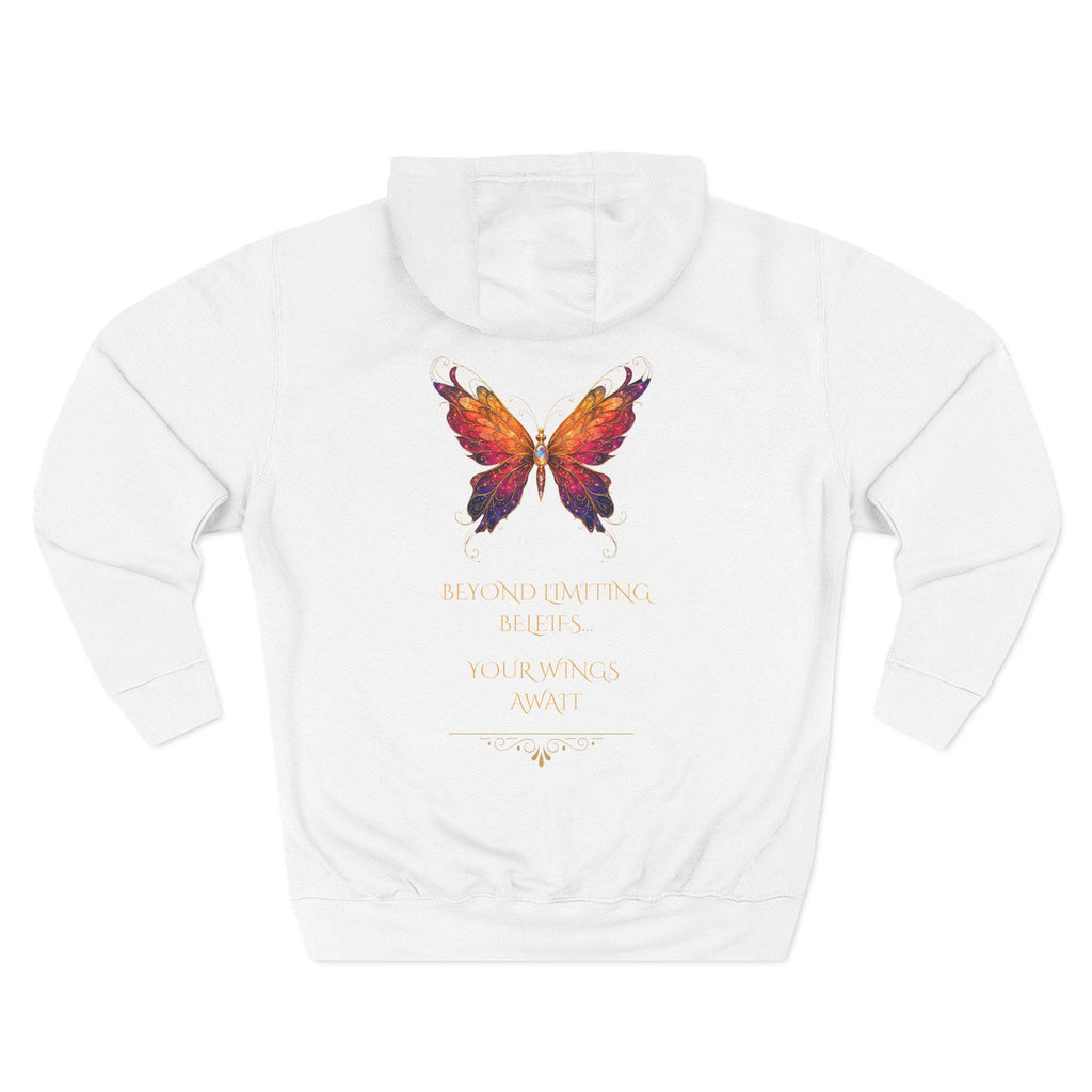 Butterfly Hoodie | Inspirational Butterfly Sweatshirt | Spiritual Hoodie | Celestial Butterfly Gift | Boho Graphic Hoodie