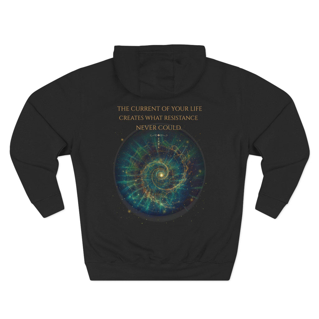 Inspirational Sacred Geometry Hoodie | Where Resistance Ends, Possibility Begins | Spiritual Hoodie | Mindfulness Gift | Unisex Sweatshirt