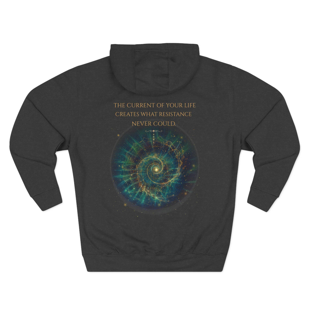 Inspirational Sacred Geometry Hoodie | Where Resistance Ends, Possibility Begins | Spiritual Hoodie | Mindfulness Gift | Unisex Sweatshirt
