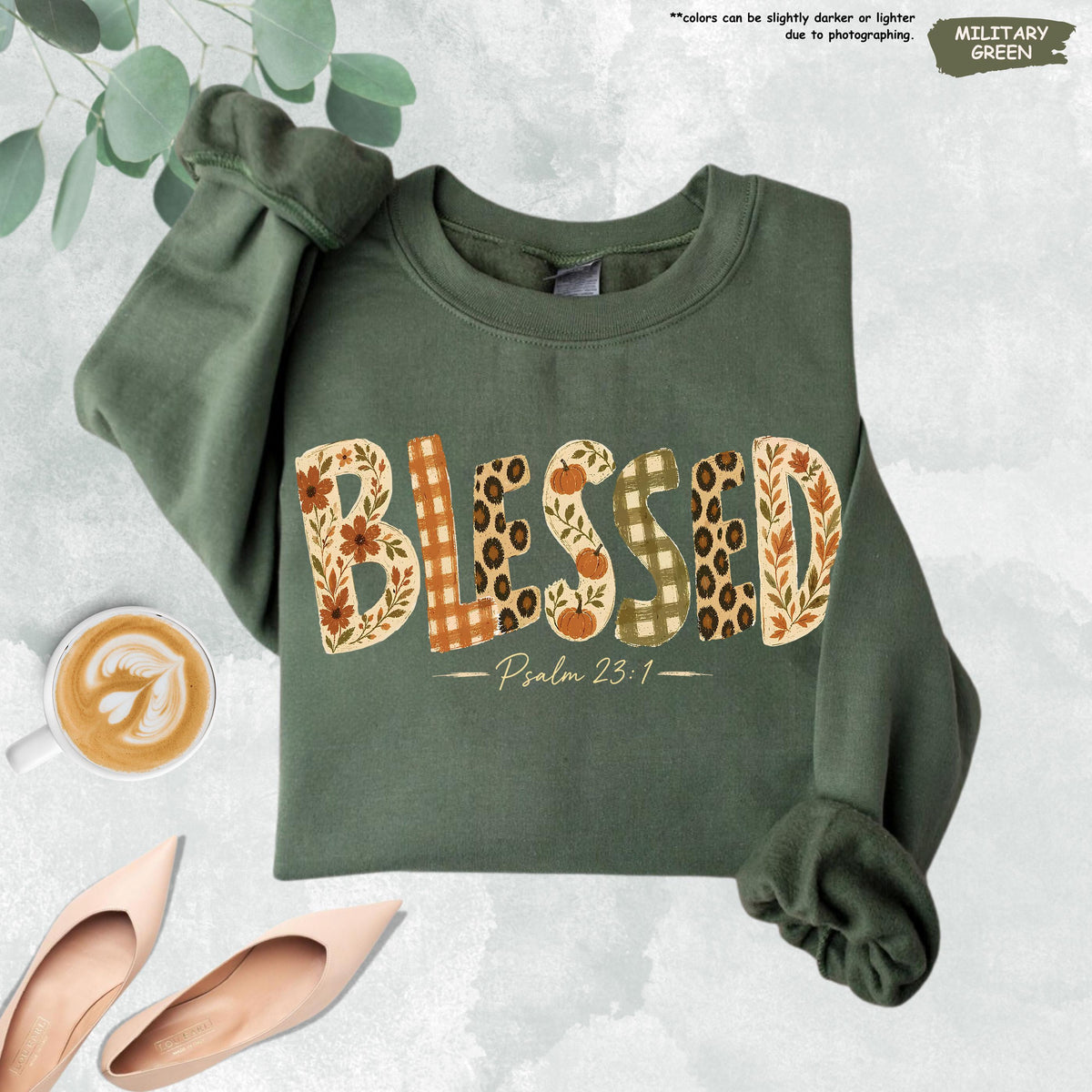 Blessed Fall Sweatshirt, Fall Mom Sweater, Faith Fall Sweatshirt, Fall Lover Gift, Women Autumn Hoodie, Thanksgiving Gift, Religious Sweater