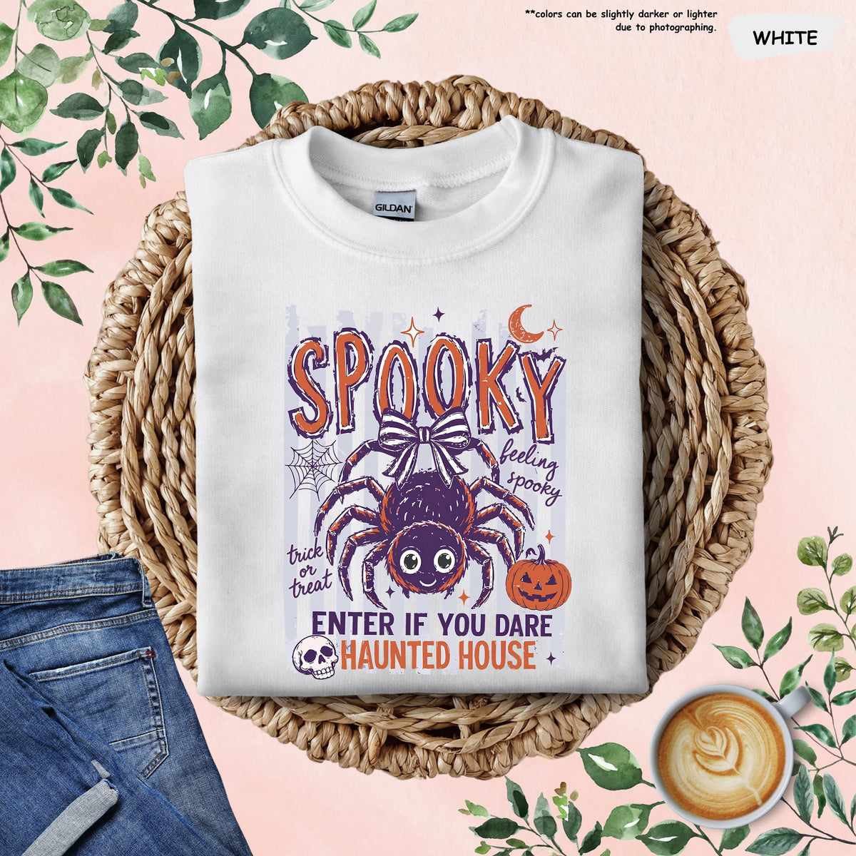 Spooky Halloween Hoodie, Spooky House Sweatshirt, Women Halloween Gift, Stripped Feeling Spooky Sweater, Pumpkin Season Sweater