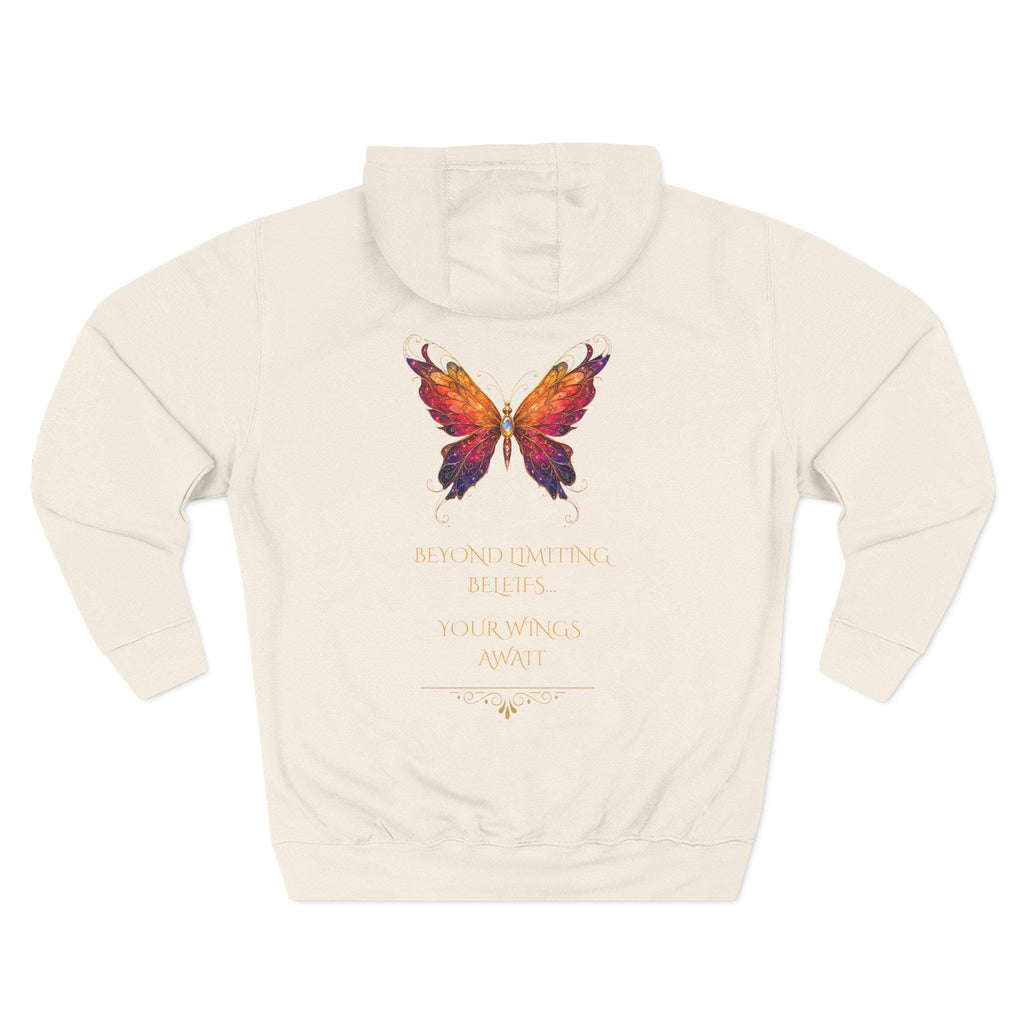 Butterfly Hoodie | Inspirational Butterfly Sweatshirt | Spiritual Hoodie | Celestial Butterfly Gift | Boho Graphic Hoodie