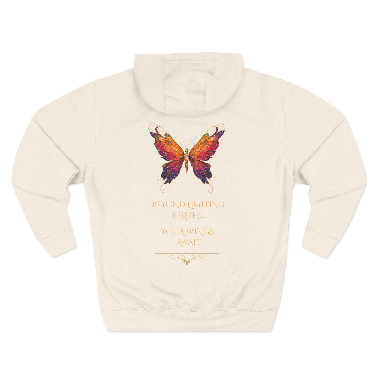 Butterfly Hoodie | Inspirational Butterfly Sweatshirt | Spiritual Hoodie | Celestial Butterfly Gift | Boho Graphic Hoodie