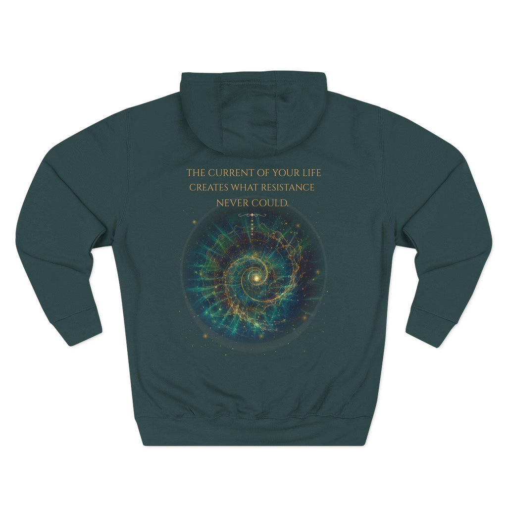 Inspirational Sacred Geometry Hoodie | Where Resistance Ends, Possibility Begins | Spiritual Hoodie | Mindfulness Gift | Unisex Sweatshirt