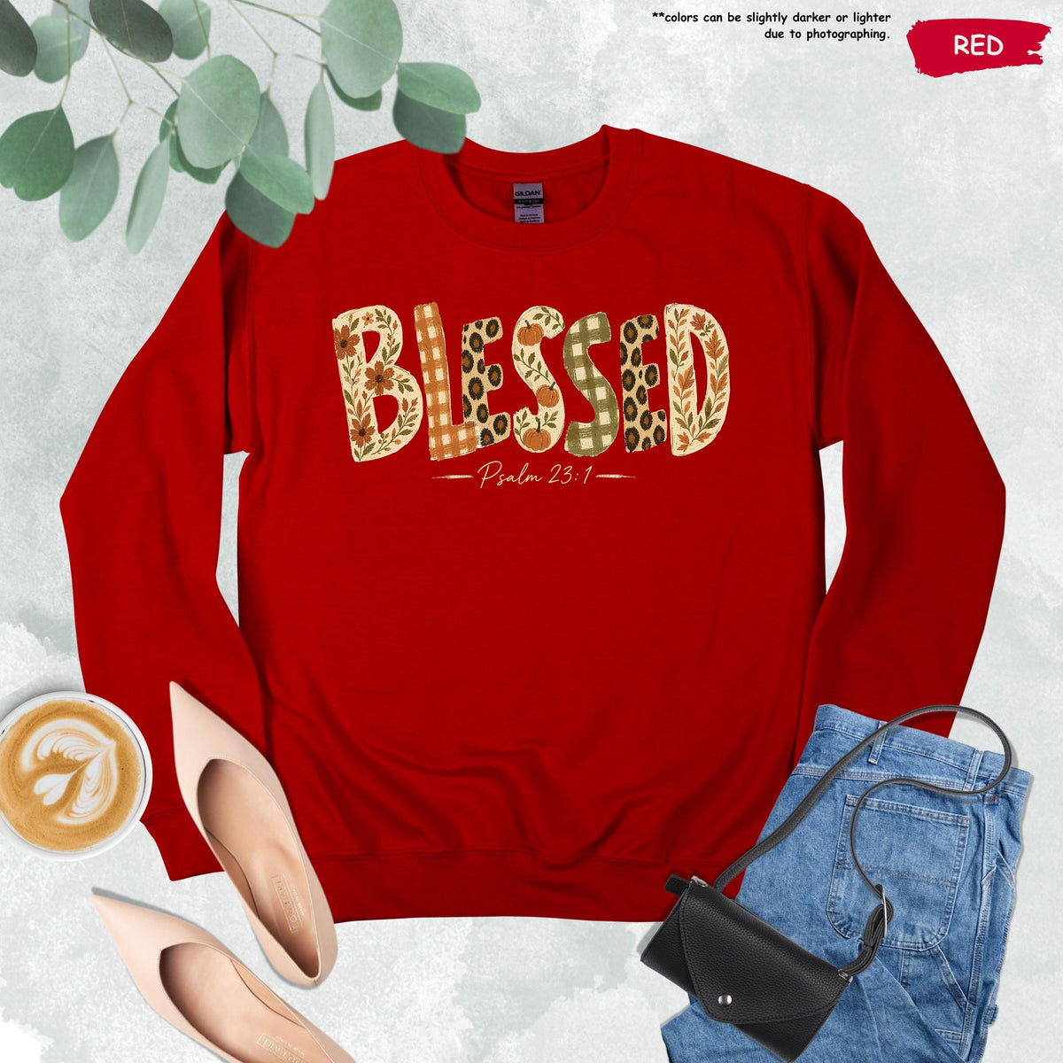 Blessed Fall Sweatshirt, Fall Mom Sweater, Faith Fall Sweatshirt, Fall Lover Gift, Women Autumn Hoodie, Thanksgiving Gift, Religious Sweater