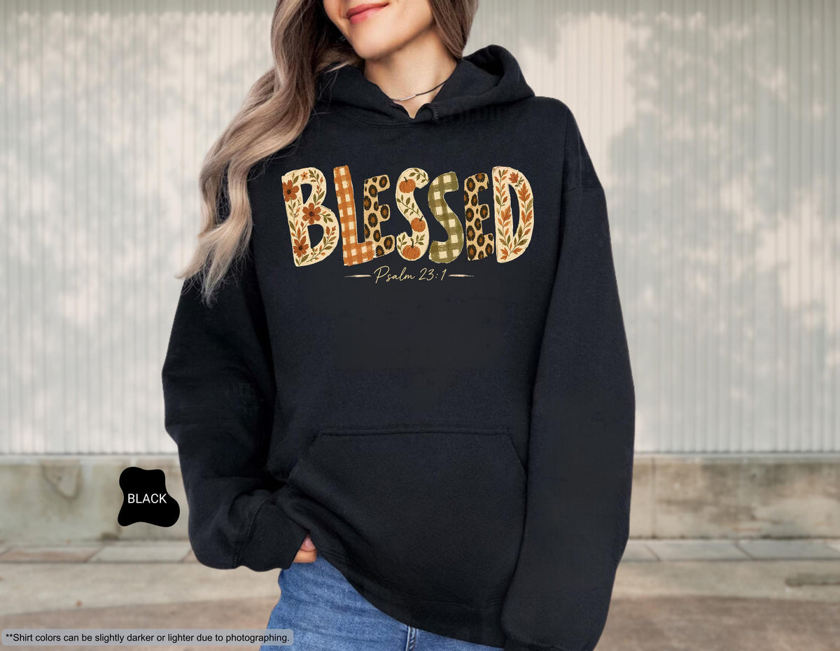 Blessed Fall Sweatshirt, Fall Mom Sweater, Faith Fall Sweatshirt, Fall Lover Gift, Women Autumn Hoodie, Thanksgiving Gift, Religious Sweater