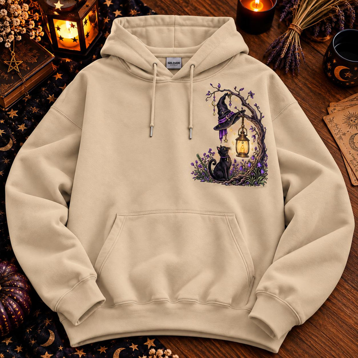 Spooky Witch Hoodie – Ghost Pumpkin Halloween Design