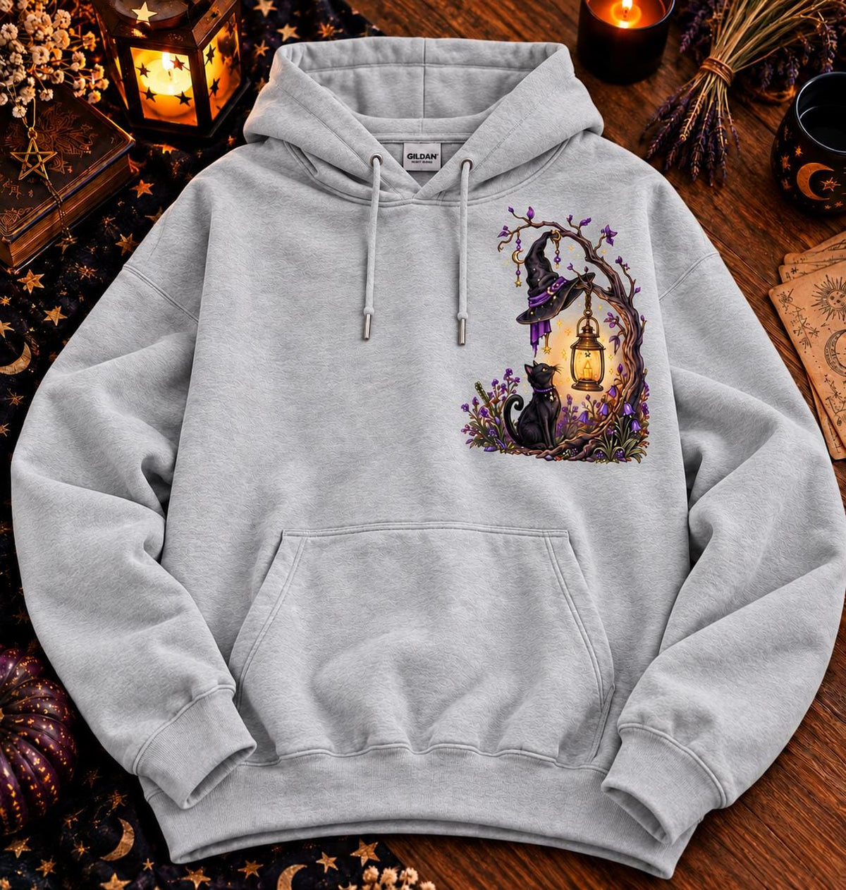Spooky Witch Hoodie – Ghost Pumpkin Halloween Design
