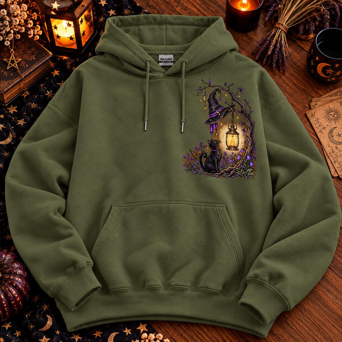 Spooky Witch Hoodie – Ghost Pumpkin Halloween Design