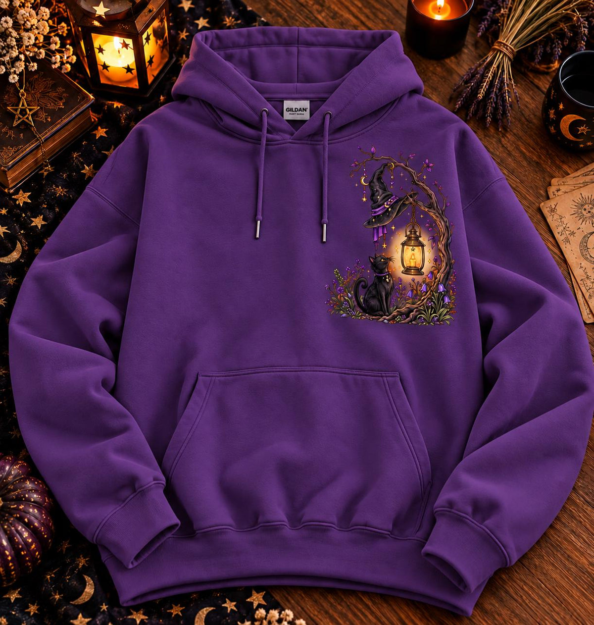 Spooky Witch Hoodie – Ghost Pumpkin Halloween Design