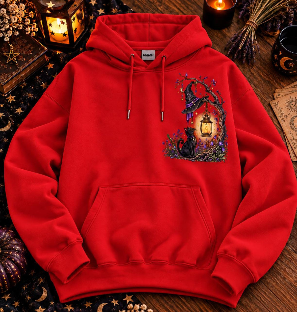 Spooky Witch Hoodie – Ghost Pumpkin Halloween Design