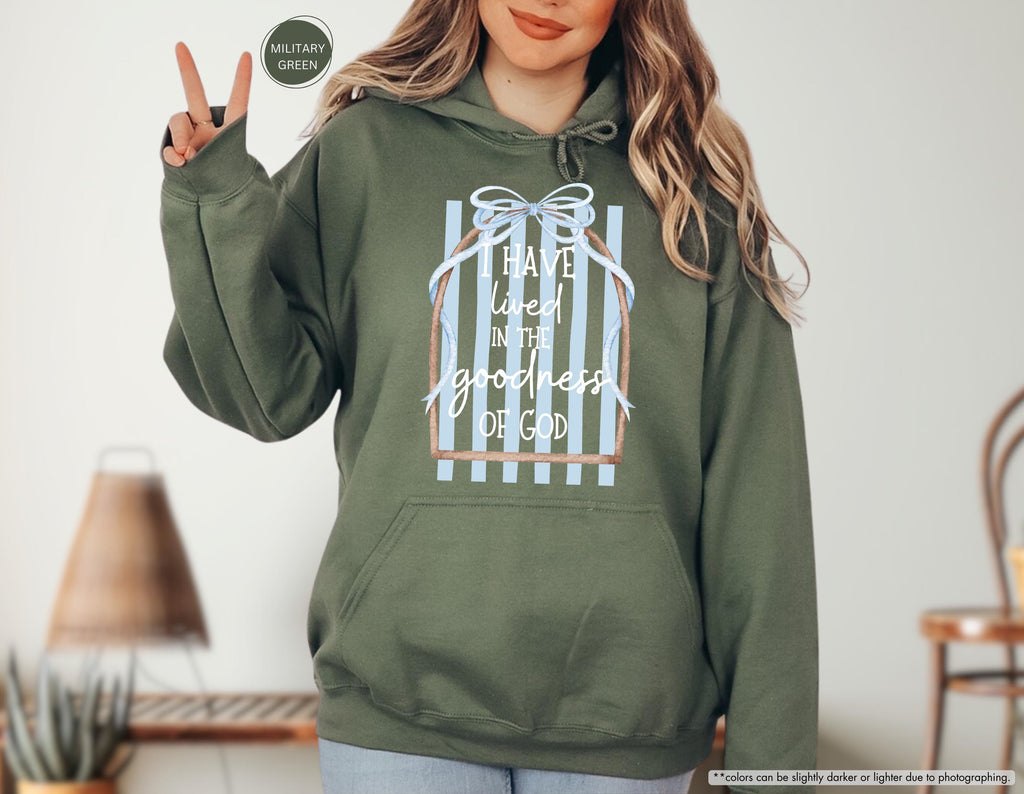 Preppy Christian Sweatshirt, Christian Girl Hoodie, Coquette Christian Gift, Religious Mom Sweater, Christian Quote Gift, Cute Church Hoodie