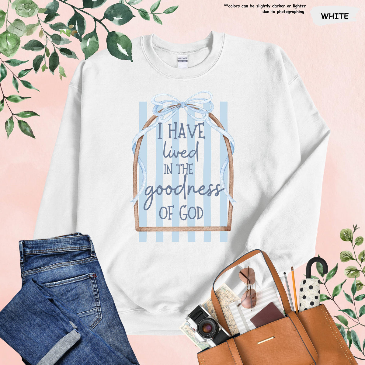 Preppy Christian Sweatshirt, Christian Girl Hoodie, Coquette Christian Gift, Religious Mom Sweater, Christian Quote Gift, Cute Church Hoodie