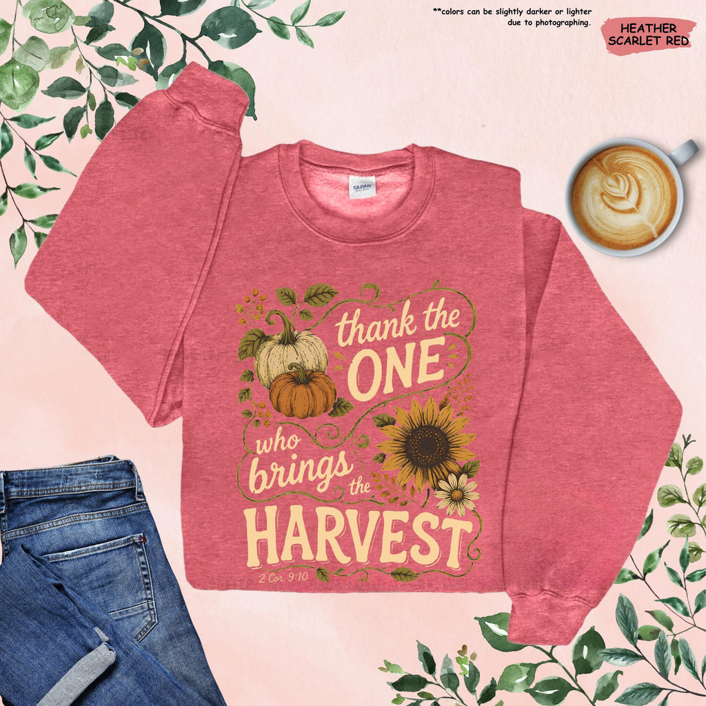 Religious Fall Season Sweatshirt, Womens Thanksgiving Hoodie, Gift for Christian, Bible Verse Quote Hoodie, Christian Harvest Season Sweater