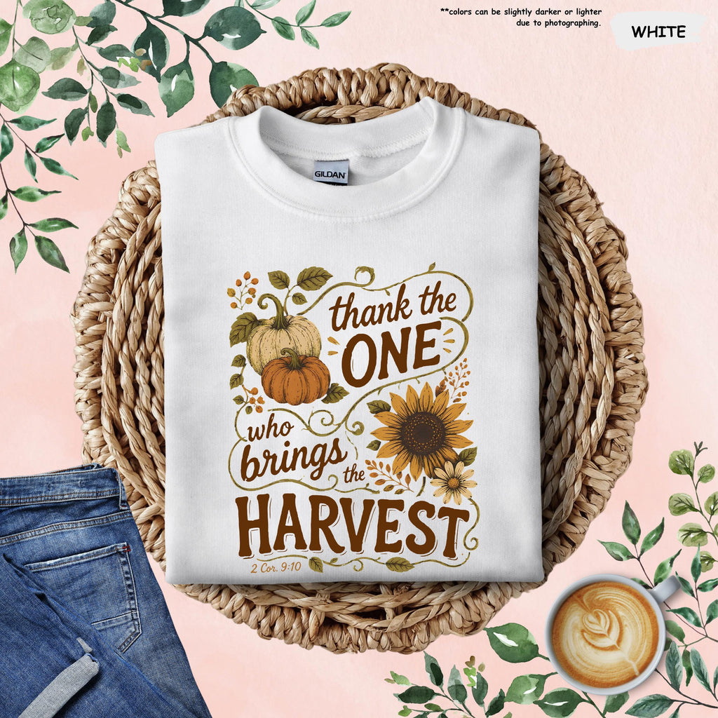 Religious Fall Season Sweatshirt, Womens Thanksgiving Hoodie, Gift for Christian, Bible Verse Quote Hoodie, Christian Harvest Season Sweater